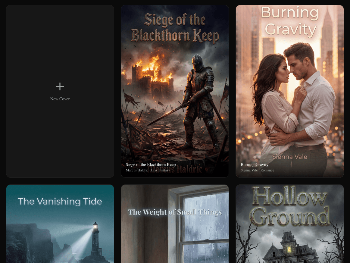 Quick Create form (dark)